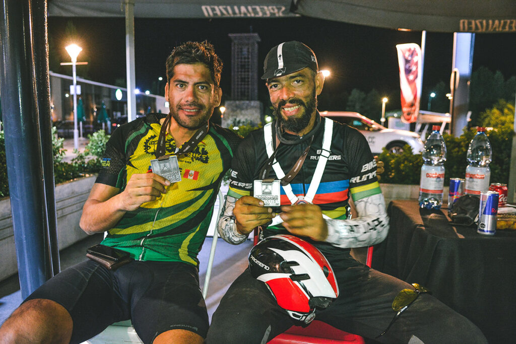 Cristian Muñoz y Willian Nascimento en Across Andes