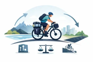Cómo distribuir peso bicicleta sin perder control