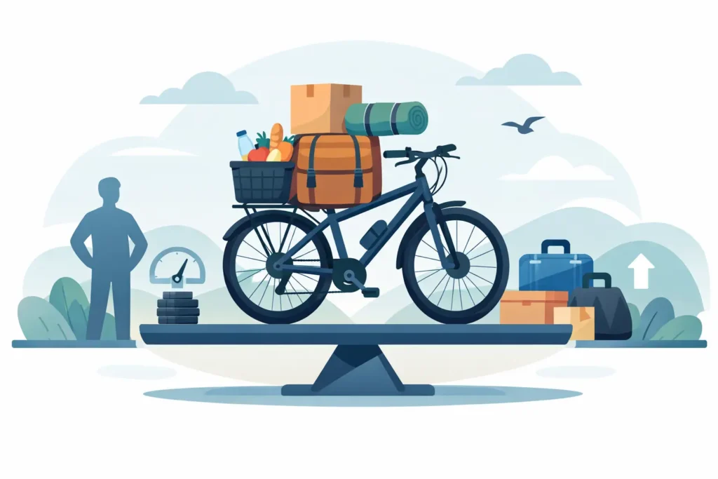 Cuánta carga soporta una bicicleta