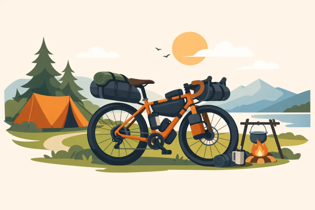 Ejemplo setup bikepacking fin de semana