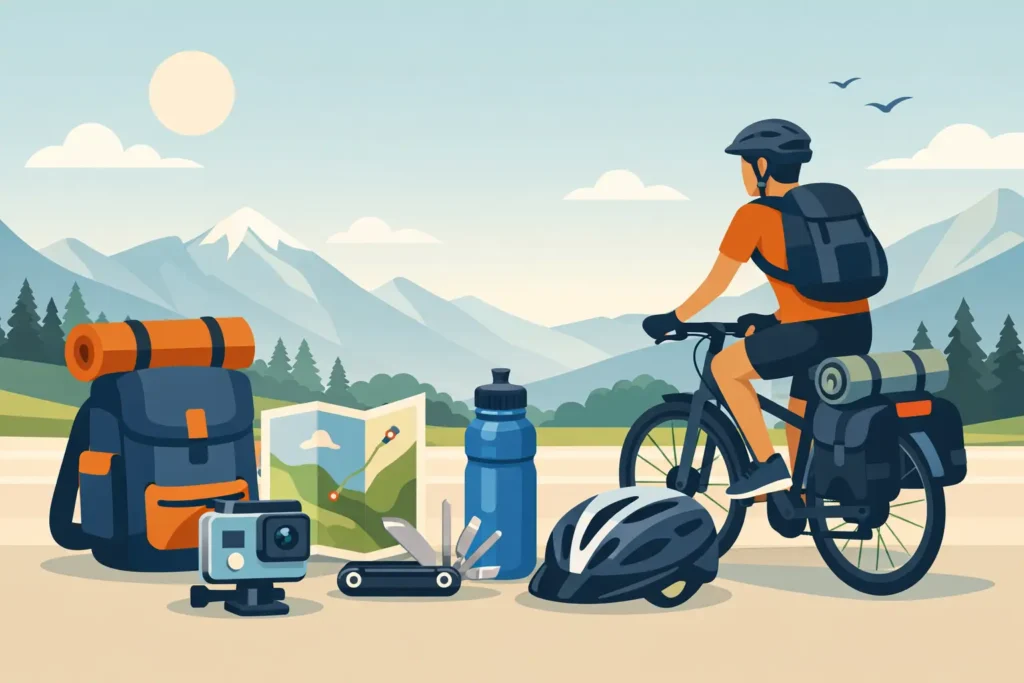 Los 5 imprescindibles para tu viaje en bicicleta